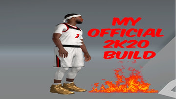 NBA 2K20- MY OFFICIAL 2K20 BUILD. BEST SF BUILD I EVER CREATED!!!