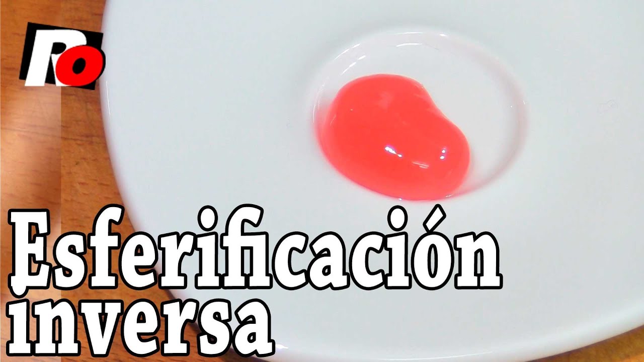 Esferificación inversa - Técnica de cocina molecular - YouTube