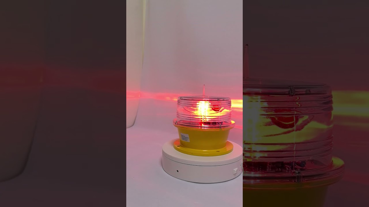 Solar Powered Obstruction Lights Red Obstruction Light Aviation Red Obstruction Lights