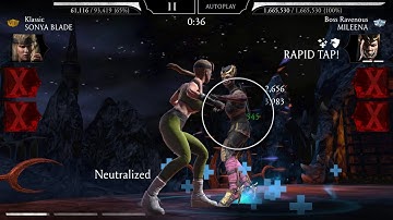 Unfair Mileena with Regeneration & Special Attack Evasion | Sorcerer