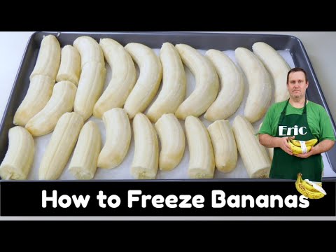 Video: Ali je mogoče zrele banane zamrzniti?