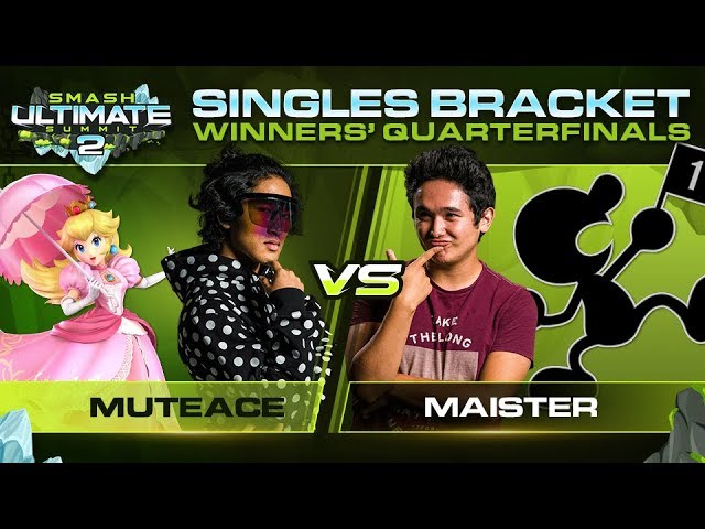 MuteAce vs Maister - Singles: Winners Quarterfinal - Ultimate Summit 2 | Peach vs Game & Watch