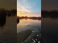 Beautiful morning -8C (14.6F) before the ice bath