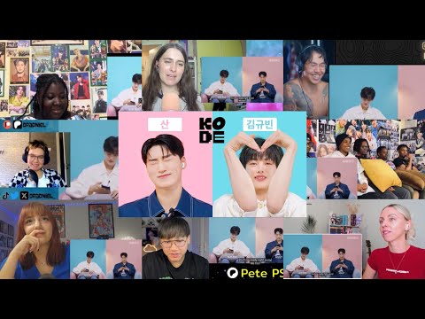 ATEEZ SAN & his true fan ZB1 Kim GYUVIN [SELF-ON KODE] REACTION MASHUP 