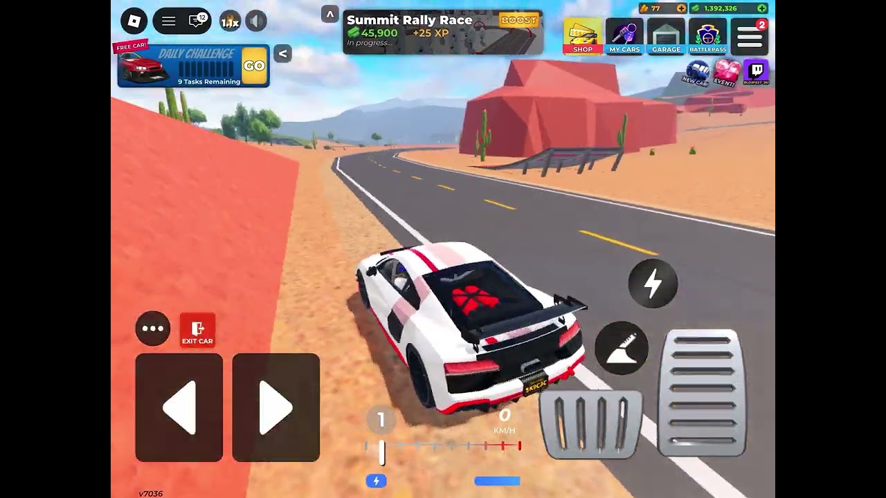 Tuning cars in drive world