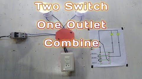 2 Switch 1 Outlet Combine in a 3gang Plate (Tagalog) Basic Electrical Wiring Tutorial