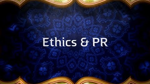 Ethics & Public Relations