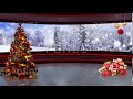 Christmas TV Studio Set watermark 04 Virtual Green Screen Background Loop