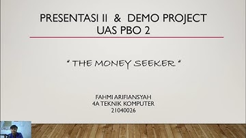 Game Greenfoot "The Money Seeker" - UAS Pemrograman Berorientasi Objek 2 - 21040026
