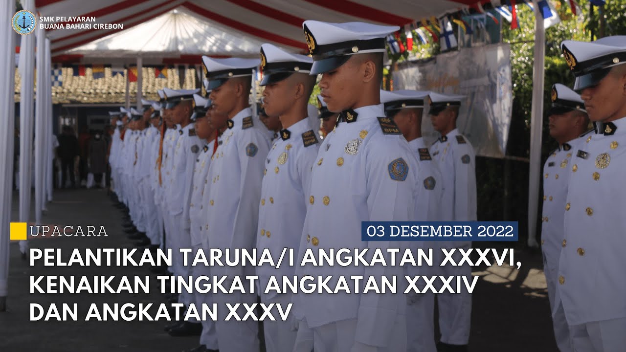 Upacara Pelantikan Angkatan 36 SMK Pelayaran Buana Bahari Cirebon