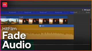 How to fade audio in HitFilm | Audio Techniques