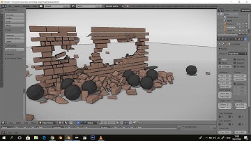break the wall in blender game engine + upbge