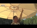 Усиленный пляжный зонт от Митек