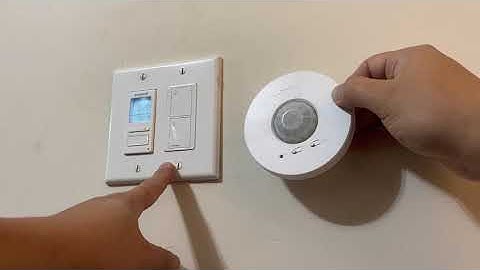 Lutron Caseta Switch Install - 3 WAY (Pairing the Occupancy Sensor) Part 3 of 3