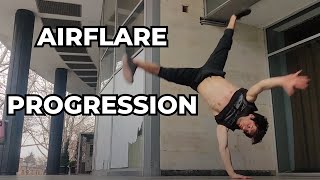 Airflare progression (2018-2021)