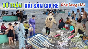 QUÁ KHỦNG HÀNG 100 LOẠI HẢI SẢN GIÁ RẺ CHẤT ĐỐNG - GẶP CHỢ CỔ BẬT NHẤT XỨ BIỂN LONG HẢI