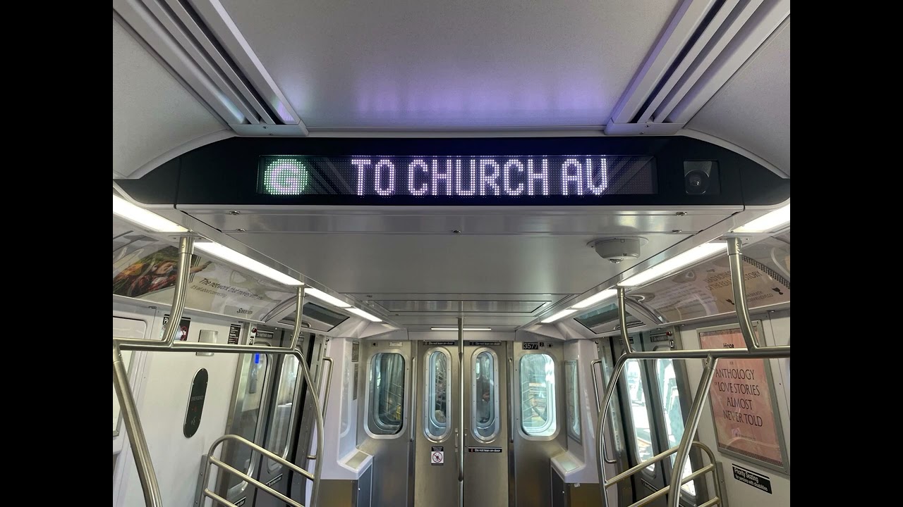 NYCA || R211A/T (G) Train Announcements To Church Avenue || Via Crosstown Local