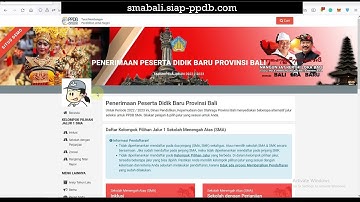 Tutorial Pendaftaran PPDB Online Jalur Inklusi Jenjang SMA Provinsi Bali Tahun 2022
