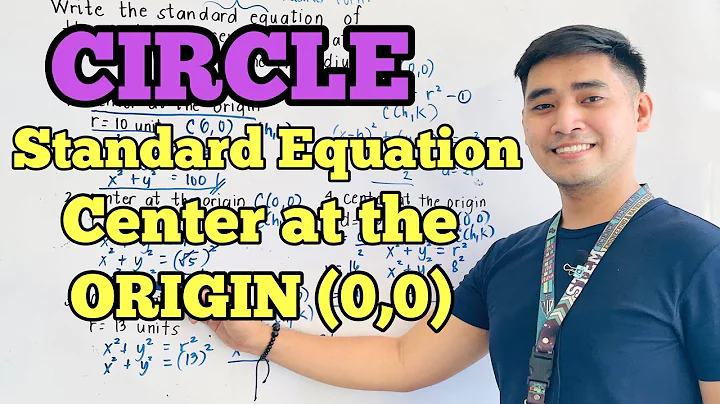 Circles | STANDARD EQUATION OF A CIRCLE w/ CENTER AT THE ORIGIN and GIVEN RADIUS | Pre - Calculus |