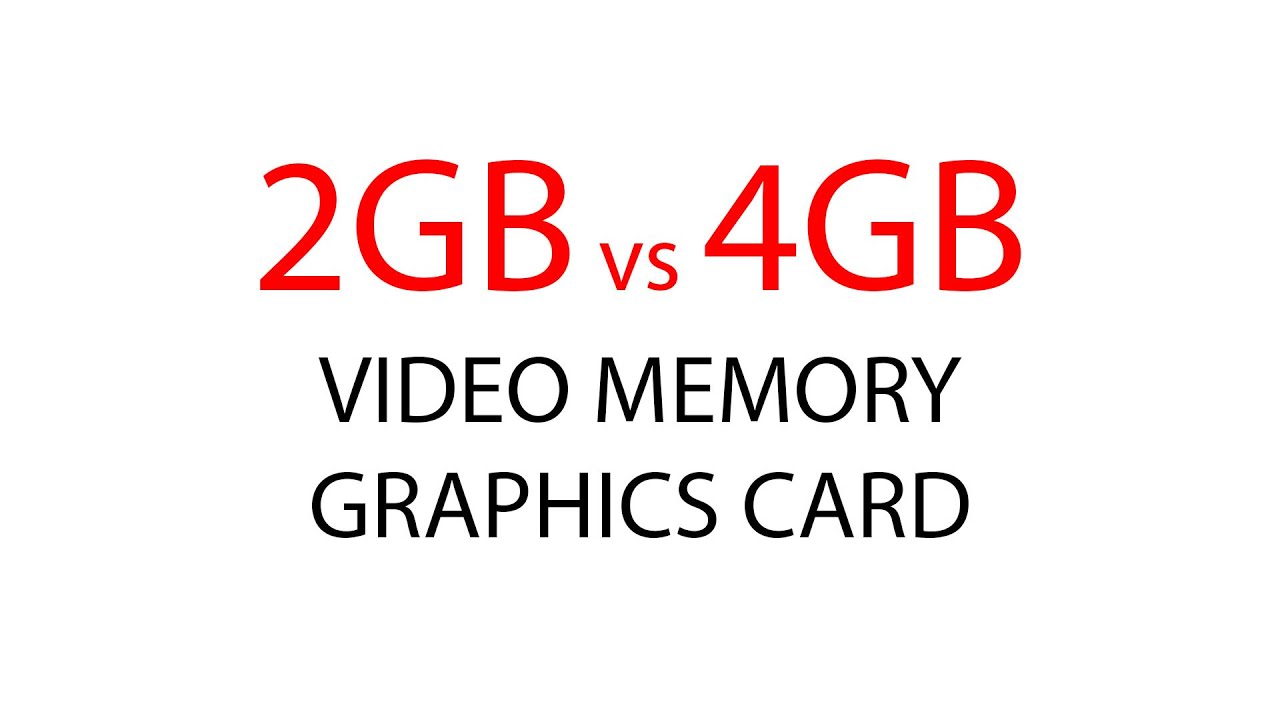 vs Video Memory Graphics Card with Nvidia GTX 960 - YouTube