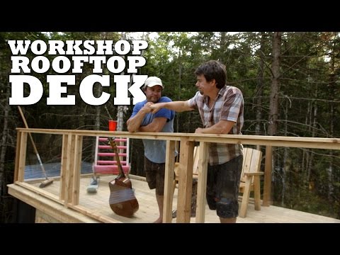 Building a Rooftop Patio for the Workshop