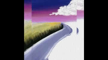 Digital painting tutorial| infinite painter| landscape |#shorts