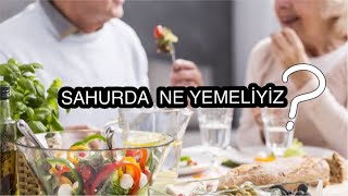 Sahurda Bu Gidalari Tüketi̇n....