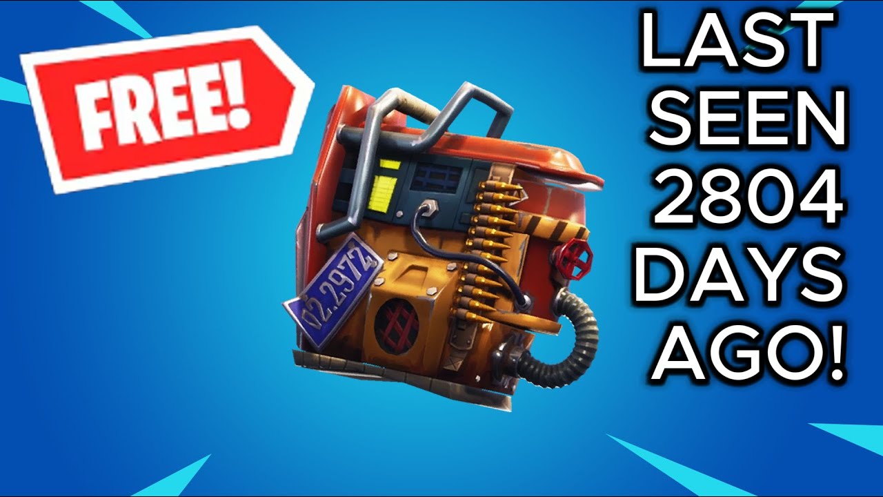 Wild Rust Bucket YOU CAN NOW GET THE SUPER RARE RUST BUCKET BACKBLING LAST SEEN 2804 ...