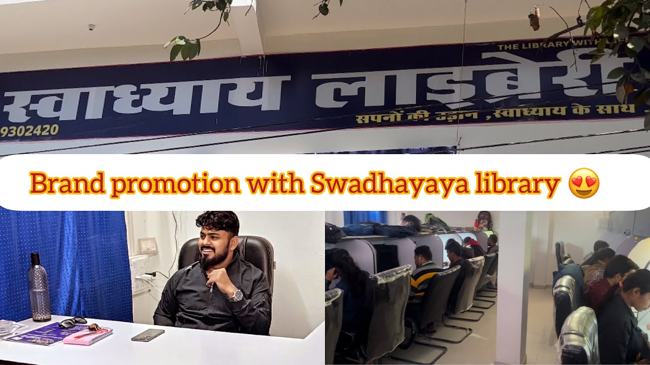 My first collaboration with Swadhayaya library😍| Akash Mishra | Library ...