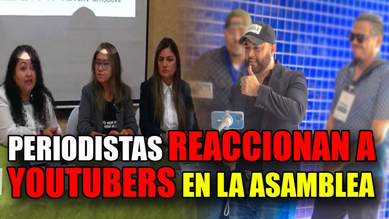 🔴 ASI REACCIONAN periodistas a Youtubers en La Asamblea | NUEVO  ANUNCIO de Nayib Bukele