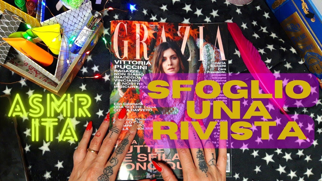 Asmr Ita // Sfoglio una rivista // Flipping Page 📖