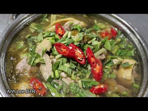 Cách nấu gà lá giang - Cách Làm Lẩu Gà Lá Giang Đơn Giản | Cooking | Anh Lee BTR