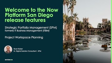 Technology Workflow - San Diego Release - SPM - Project Workspace Planning