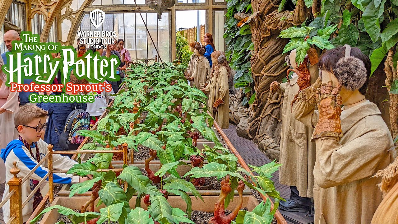 NEW Professor Sprout’s Greenhouse at the Harry Potter Warner Bros