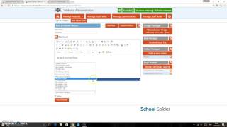 School Spider - How to associate teachers to class pages screenshot 4