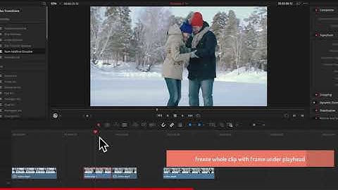 3 ways to freeze clip in Davinci Resolve 16.2