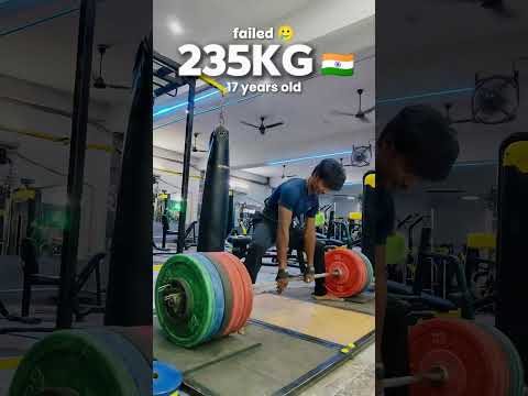 235kg deadlift failed at 64kg body weight #gym #deadlift #powerlifter