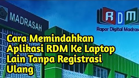 Cara Memindahkan Aplikasi RDM Ke Laptop Lain Tanpa Registrasi Ulang