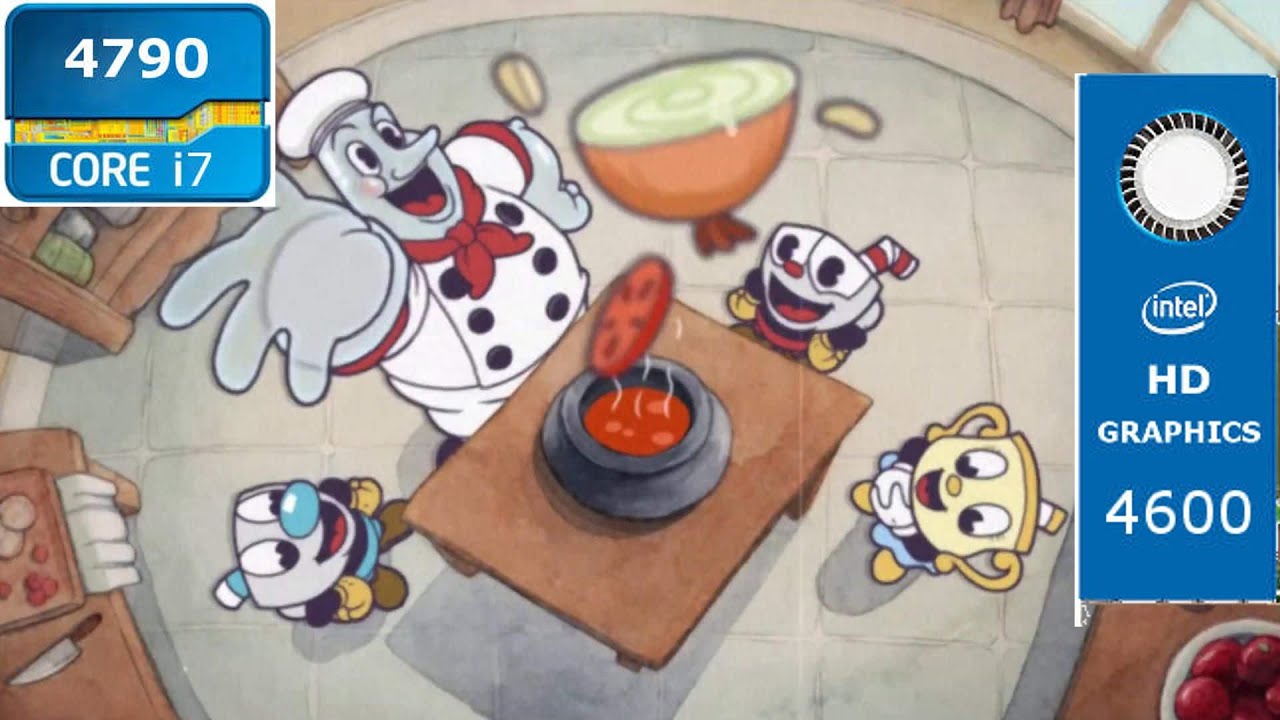 Cuphead: The Delicious Last Course Intel HD 4600 (Low End PC)