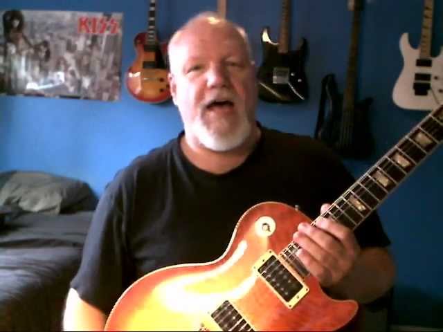 1980 BURNY FLG 90 Super Grade Les Paul Guitar Demonstration