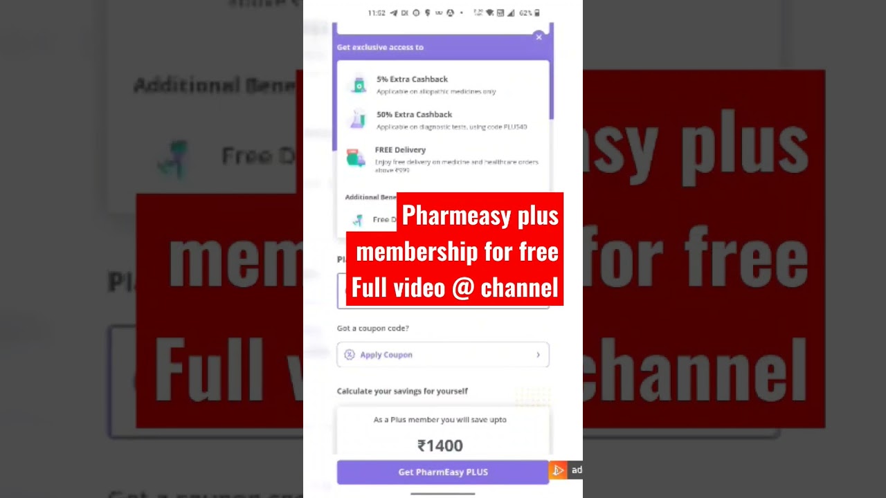 pharmeasy plus membership deals and offers