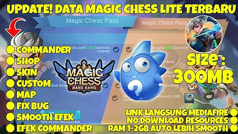 Update Data Magic Chess Lite Size 300Mb Patch Terbaru | Magic Chess Lite | MC Lite