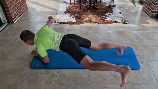 Advanced Plank with Arm & Leg Extensions Exercise | Build Core Strength & Balance #88
