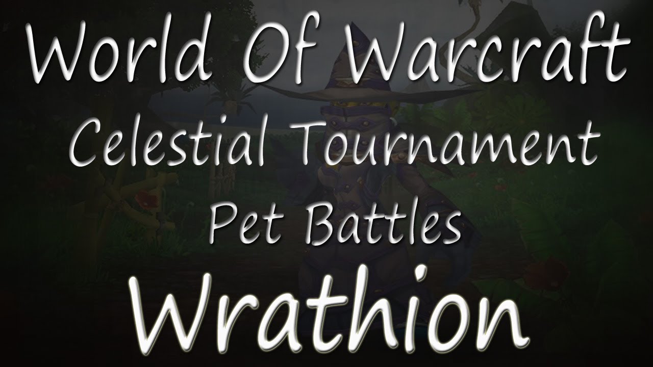 Wrathion -The Black Prince - Celestial Tournament - WoW
