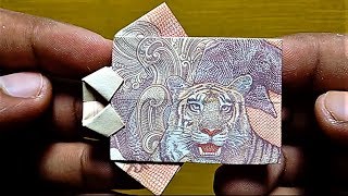 HOW TO MAKE ' SIMPLE SHIRT 👕 ' With 10 Rupees EASY Note ORIGAMI | #SuryaOrigami