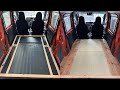 [車中泊DIY] 軽バン(新車ハイゼットカーゴ )の床材を畳に、い草の香りで最高の癒し空間に！