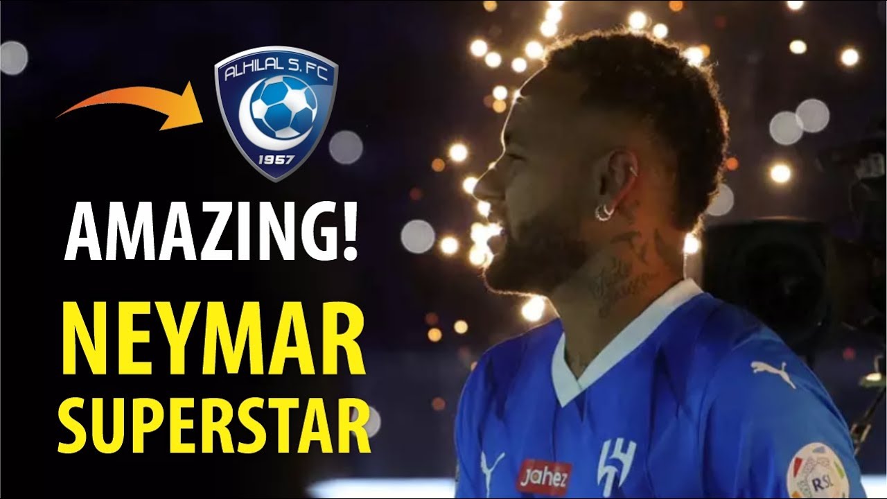 neymar presentation at al hilal