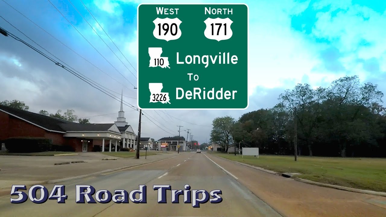 Road Trip 358 US190 West LA110/Longville to LA3226/DeRidder
