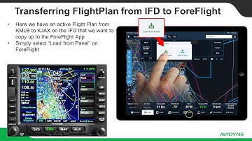 ForeFlight to Avidyne IFD - FlightPlan Transfer