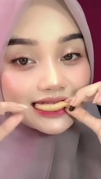 MUKBANG ULAT SAGU!! SIAPA BERANI COBA!!! #short #shorts #mukbang #shortvideo #viral